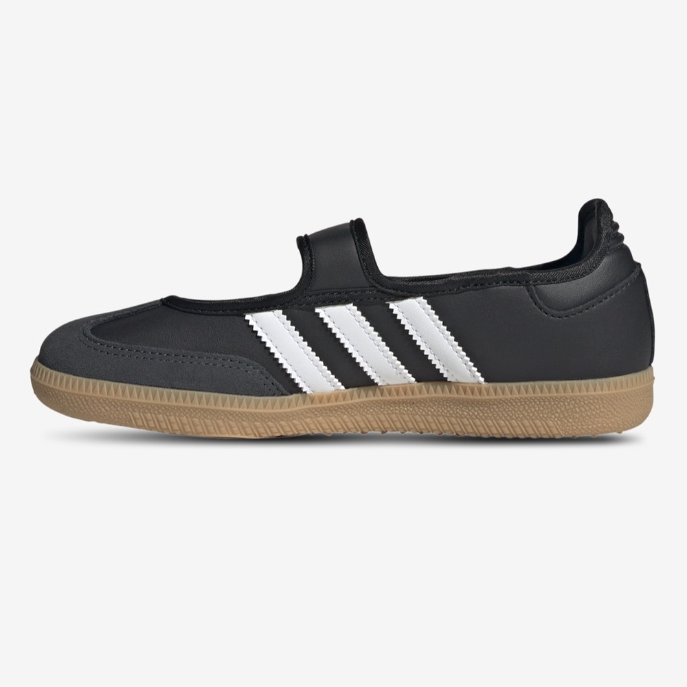 adidas Black, White & Gum Mary Jane Strap adidas Originals Samba Jane - Picture 3 of 8